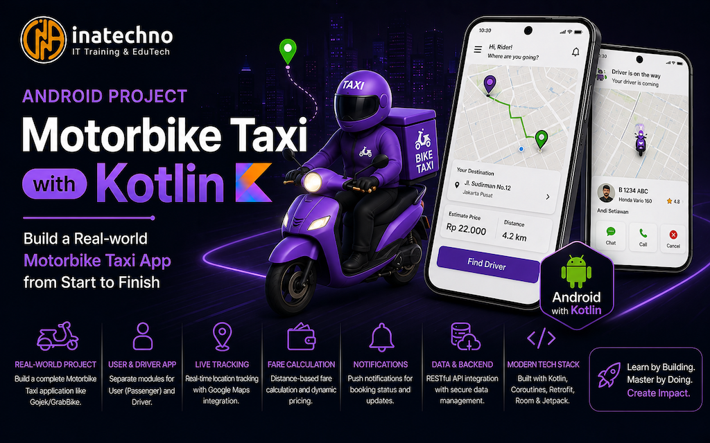 Android Project Motorbike Taxi with Kotlin