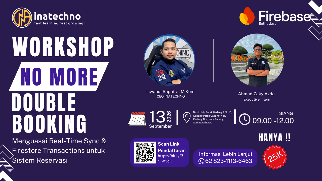No More Double-Booking: Menguasai Real-Time Sync & Firestore Transactions untuk Sistem Reservasi
